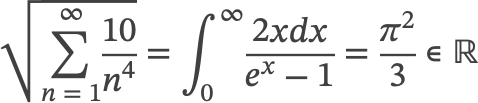 Screenshot of a math formula rendered with STIX Two Math by Safari